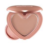 lilybyred Luv Beam Ch alm Heart-Shaped Korean Cream Blush, Semi-Matte Finish, Long-Lasting, Blendable & Buildable, Soft Creamy Texture, Lightweight, Natural Flush, 0.12 oz., 15 Nutty Beam
