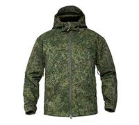 Lilychan Men’s Military Soft Shell Tactical Jacket Outdoor Sports Hunting Army Waterproof Outerwear Coat (X-Large, Russian Camouflage)