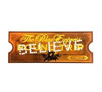 LILYDEAL Polar Exp BELIEVE punched ROUND TRIP replica ticket (1)