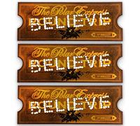 LILYDEAL Polar Exp Believe Punched Round Trip Replica Ticket (3)