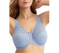 Lilyette Comfort Lace Minimizer Bra 36C, Blue Sky Ahead, Blue Sky Ahead, 36C