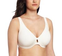 Lilyette Maidenform by Bali Women's Plunge Into Comfort Keyhole Minimizer Bra, Ivory, 38DDD