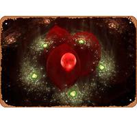 Lilypad's in a pond Magic and Fantasy Abstract and Surreal Nature and Landscapes Classic Man Cave Wall Art Decor 8x12 inch Metal Tin Sign Plaque Poster