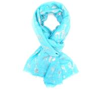 LilyRosa Beautiful rose gold giraffe design scarf, the soft design allows the scarf to drape beautifully