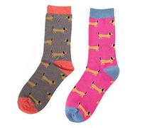 LilyRosa® Dachshund Socks Sausage Dog Dogs Ladies Womens Girls Kids Bamboo Mix