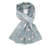 LilyRosa Rose Gold Dandelion Scarf Silver Grey Pink Olive Green Duck Egg Blue Denim