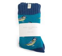 LilyRosa Women's Winter Socks Girls Ladies 3-7 Women MIss Sparrow Novelty Ankle Socks Adult (Bluetit)