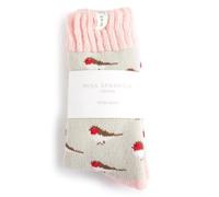 LilyRosa Women's Winter Socks Girls Ladies 3-7 Women MIss Sparrow Novelty Ankle Socks Adult (Robin Grey)