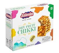 Lilys Dry Fruit Chikki,Great taste, Great health,Made with Cashew Nuts, Almond, Pistachio, Sugar & Liquid Glucose. 100g Box
