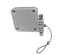 Lily's Home Automatic Door Closer - Sliding Screen Auto Door Closer. Storm, Gate, Windows and Cabinet Doors Closer, Punch-Free and with Full Control on The Closure Speed and Strength. (Single, White)