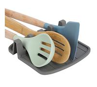 Lily's Home Large Silicone Spoon Rest for Stove Top with Drip Pad, Kitchen Utensil Spoon Holder for Grill Utensils, Spatula, Tongs, Ladles, BPA-Free & Heat Resistant