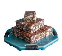 Lily's Indian Vegetarian Cuisine, Dates Barfi Made With Dates, Almonds, Cashewnuts & Pistachio Nuts Serve With Multipieces (4)