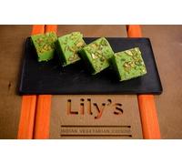 Lily's Indian Vegetarian Cuisine Mixed Sweet Where You Can Select Your Choice Sweet (Pistachio Barfi)