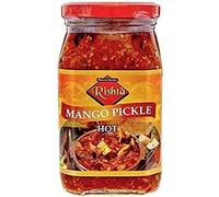 Lily's Indian Vegetarian Cuisine Present Rishta Mango Pickle Assortment, Mango Gunda, Chhundo, Mild and Hot Varieties, Green Chilli and Red Chilli Pickles (Mango Pickle Hot)