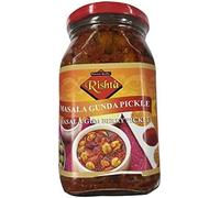 Lily's Indian Vegetarian Cuisine Rishta Masala Gunda Pickle, Masala Gum Berry Pickle, 450g Jar