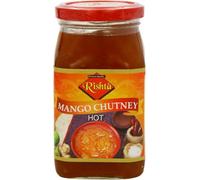 Lily's Indian Vegetarian Cuisine, Rishta Premium Mango Chutney, Hot, 450g