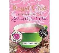 Lily's Indian Vegetarian Cuisine, Royal Chai Premium Instant Kashmiri Pink Chai Tea, Unsweetened Taste
