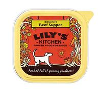 Lily’s Kitchen Made with Natural Ingredients Adult Wet Dog Food Tray Organic Beef 11 x 150g