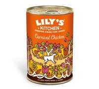 Lily's Kitchen Natural Adult Wet Dog Food Tin Carnival Chicken Grain-Free Recipe 6 x 400g