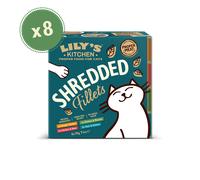 Lilys Kitchen Shredded Fillets Multipack Adult Cat Food 70g x 8