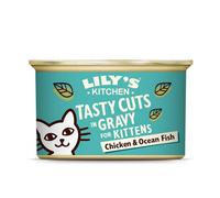 Lily's Kitchen Cat Tasty Cuts Chicken & Ocean Fish For Kittens (Pack Of 24)