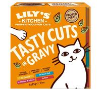 Lilys Kitchen Tasty Cuts in Gravy Mixed Multipack Adult Cat Food 85g x 48