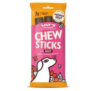 Lily's Kitchen Chew Beef Sticks - Size: 120g - Treats for Dogs