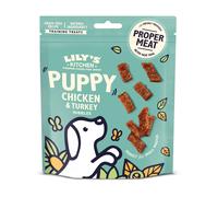 Lily's Kitchen Puppy Dog Treats – Chicken & Turkey Nibbles (Grain-Free) – 8 x 70g