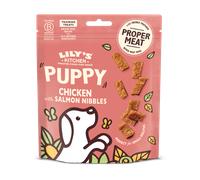 Lily's Kitchen Chicken Nibbles with Salmon Puppy Treats (70g)