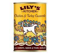 Lilys Kitchen Homestyle Chicken & Turkey Casserole Dog Food 400g x 48 SAVER PACK