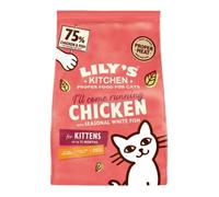 Lily's Kitchen Made with Natural Ingredients Kitten Dry Cat Food Chicken & White Fish 4 x 800g