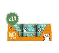 Lily's Kitchen Chicken with Fish Tasty Cuts in Gravy for Kittens (24 x 85g)