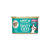 Lily's Kitchen Chicken with Fish Tasty Cuts in Gravy for Kittens (85g)