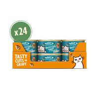 Lily's Kitchen Chicken with Fish Tasty Cuts in Gravy for Mature Cats (24 x 85g)