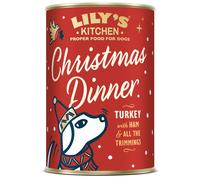 Lily's Kitchen Christmas Dinner Turkey with Ham Dog Food - 400g