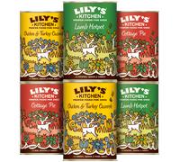 Lily's Kitchen Natural Adult Wet Dog Food Tins Classic Dinners Variety Pack 6 x 400g