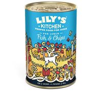 LILY'S KITCHEN Dog Cans Pub Lunch Fish and Chips for Dogs 400g