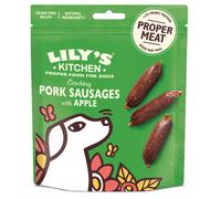 Lilys Kitchen Dog Cracking Pork and Apple Sausages for Dogs 70g