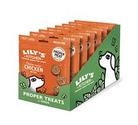 Lily's Kitchen Dog Meaty Treats Grain Free Chomp-Away Chicken Bites (8 x 150 g)