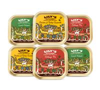 Lily's Kitchen Natural Adult Dog Food Wet Trays - Classic Dinners Multipack - Chicken, Lamb & Beef - Complete Meal Recipes (6 Trays x 150g)