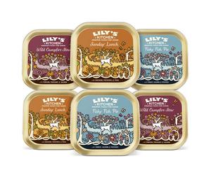 LILY'S KITCHEN Dog Trays Grain Free Recipes 6 x 150g Multipack Trays
