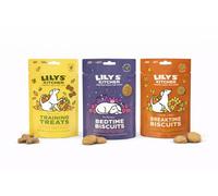Lilys Kitchen Dog Treats Bundle (3x80g) Made with Natural Ingredients Variants Suited for Bedtime -Breaktime Biscuits & Training Treats