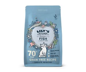 Lily's Kitchen Fabulous Fish Complete Natural Dry Food for Cats, 2 kg