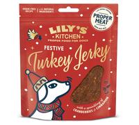 Lily's Kitchen Festive Turkey Jerky Dog Treat - 70g