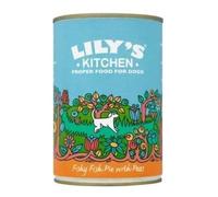 Lilys Kitchen Fishy Fish Pie with Peas (Wet Dog Food) 400g (Pack of 2)