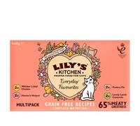 Lilys' Kitchen Grain Free Everyday Favourites Multipack For Cats - Lily's Kitchen - Size: 8 Pack