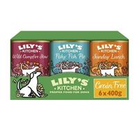Lily's Kitchen Natural Adult Wet Dog Food Tins Grain-Free Recipe Pack 12x400g