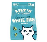 Lily's Kitchen Made with Natural Ingredients Adult Dry Cat Food White Fish with Salmon Grain-Free Recipe 2kg