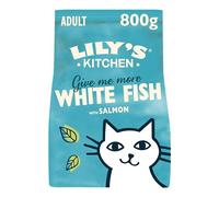 Lily's Kitchen Fisherman's Feast with White Fish & Salmon - Complete Adult Dry Cat Food (4 x 800g)