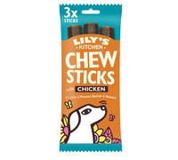 Lily's Kitchen Made with Natural Ingredients Chew Sticks with Chicken Dog Treat 10 x 120g